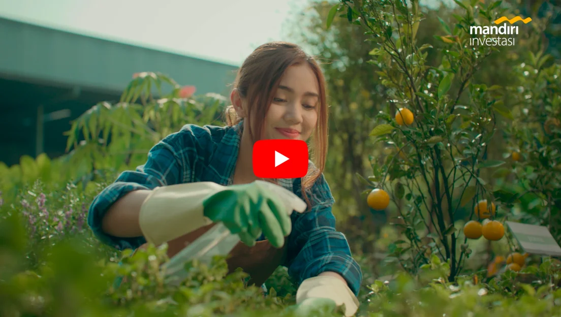 Woman gardening